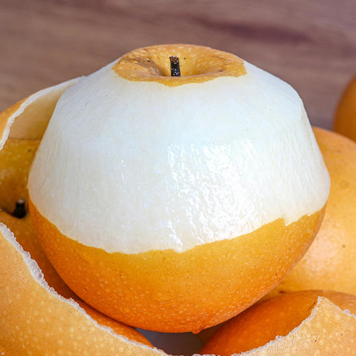 秋月梨 “加了冰糖的矿泉水”️ 白白嫩嫩的“秋月梨”～大如拳，松脆爽，甜汁多到“吸溜”喝   水嘟嘟  一件包邮 商品图2