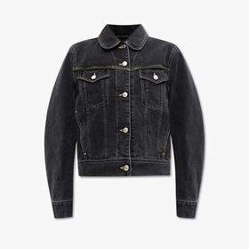 KENZO 高田贤三 女士棉质牛仔外套 黑色 FC62 DV235 9EJ 99