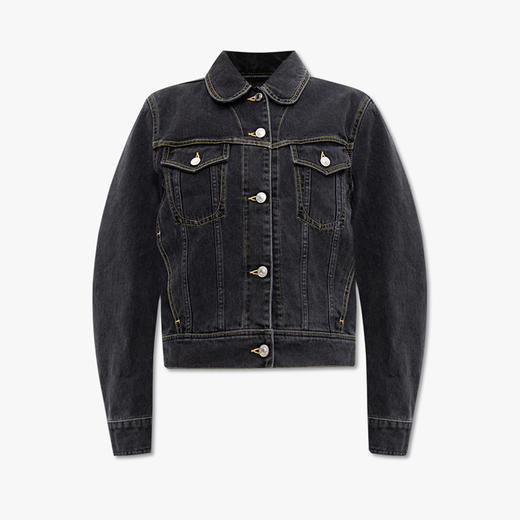 KENZO 高田贤三 女士棉质牛仔外套 黑色 FC62 DV235 9EJ 99 商品图0