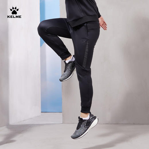 卡尔美针织运动裤男2022秋季新款足球训练收腿长裤束脚裤女 商品图2