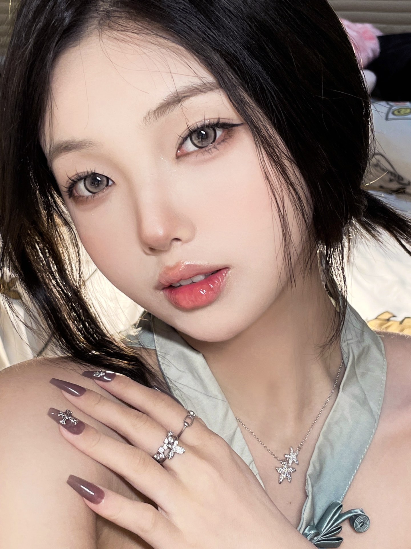 KIRAFAIRY年抛隐形眼镜 金黎米14.2mm 1副/2片-VVCON美瞳网11