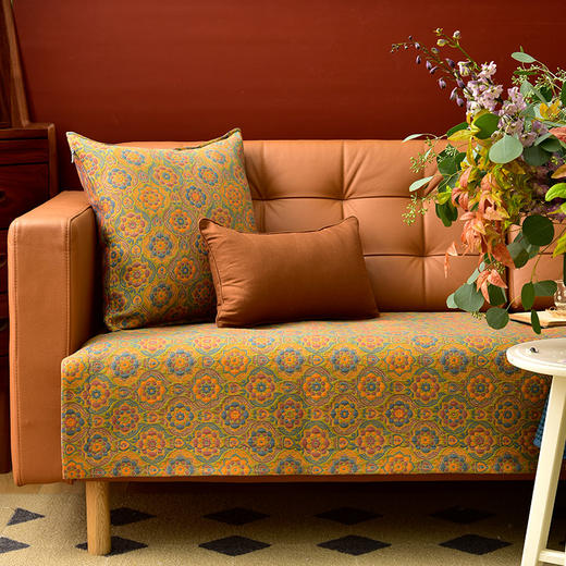 波斯纹系列沙发巾四季通用质感沙发垫 商品图0