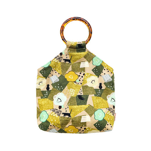 HUJI祤集Amber手提包插画小黑猫 商品图1