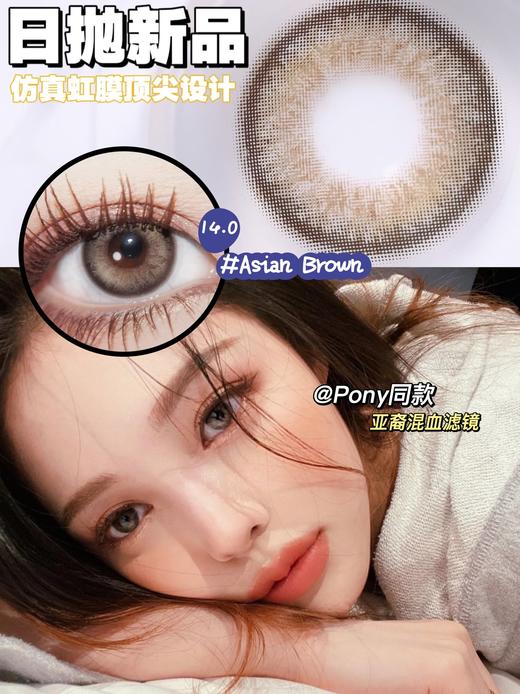 Chonos品牌日抛-Asian Brown 芭达棕（10片/盒） 商品图13