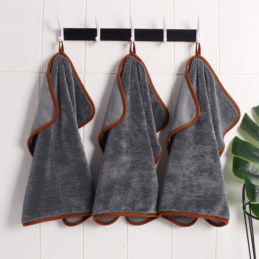 韩国小辫子汽车收水毛巾，6mm长辫子，更强吸水表现 商品图0