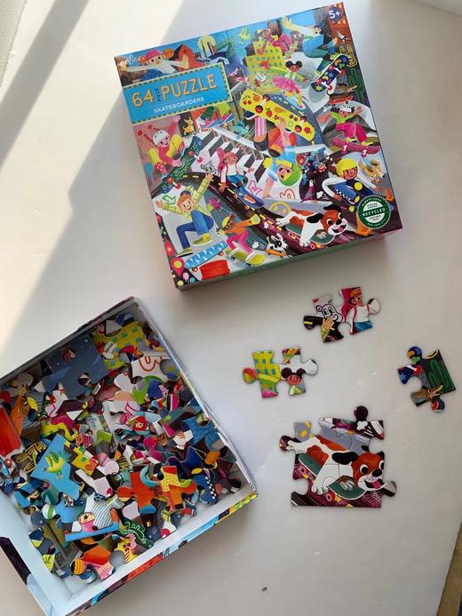 【代发 】美国eeBoo儿童玩具拼图观察专注力耐心主题20片/36片/48片/64片/100片儿童拼图 商品图3