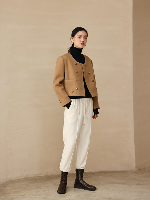 HeyDress宽松运动裤女秋季高腰显瘦百搭休闲九分裤束脚哈伦卫裤子 商品图1