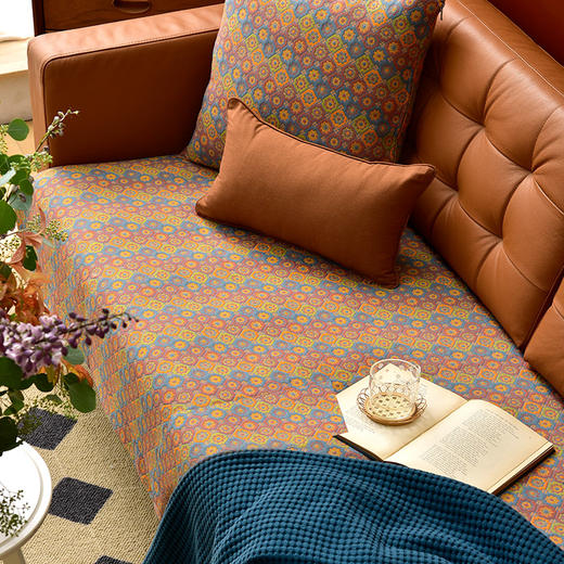 罗马假日系列沙发巾四季通用防滑沙发垫 商品图1
