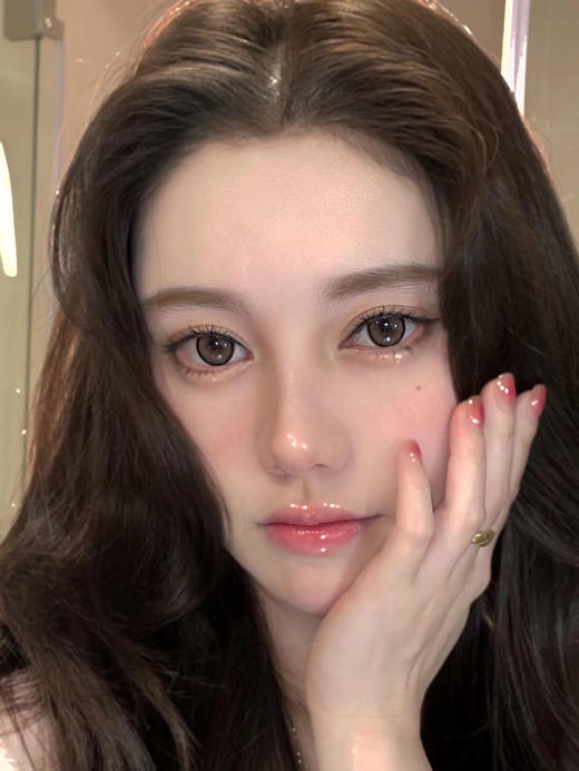 【中直径】Kira Secret-黑茶色14.2mm【年抛0-1000度 含525/575】 商品图1