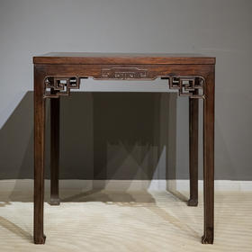 清 红木回纹方桌