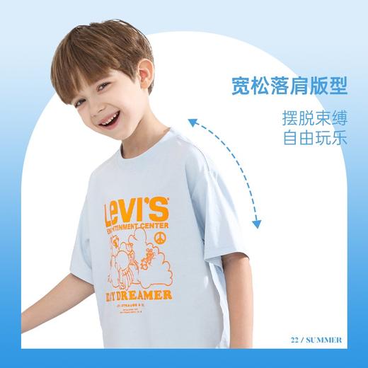 LEVIS 李维斯  夏 大童小童 短袖T恤 LVB-KT-F202 商品图3