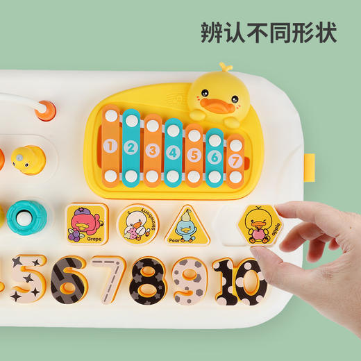 【Duckbill baby】鸭嘴兽多功能敲琴配对版儿童早教数字配对/DL-121 商品图2