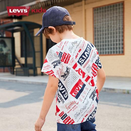 LEVIS 李维斯  夏 大童小童 短袖T恤 满印LOGO LVB-TE-D194 商品图2