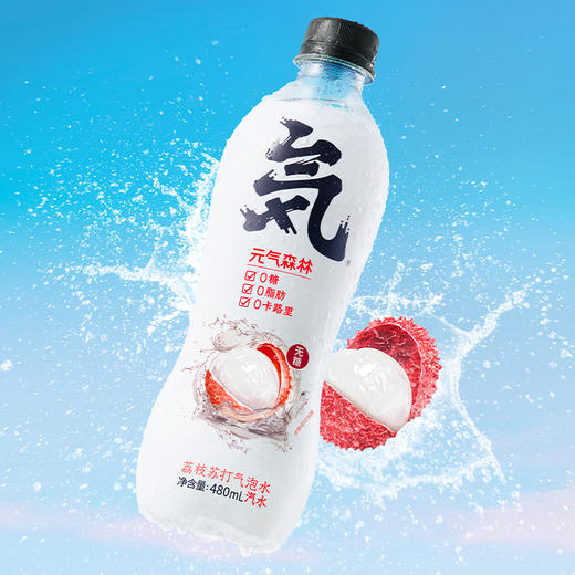 【下架】元气森林气泡水480ml  荔枝味 15瓶 商品图2