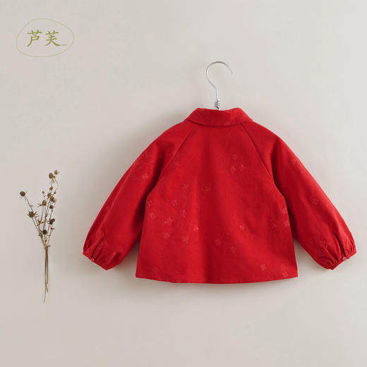 【马克珍妮 芦芙】秋装新款 刺绣小花灯芯绒衬衫221272 商品图2