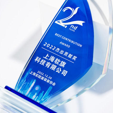 水晶奖杯定制定做高档大气年会优秀员工创意刻字颁奖玻璃奖牌订制 商品图2