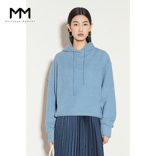 【商场同款】麦檬冬简约抽绳连帽卫衣5CA301491 商品图1