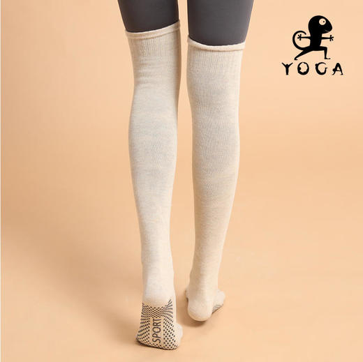壁虎瑜伽【2110WZ115】显瘦过膝长筒五指瑜伽袜 商品图3
