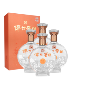 【积分当钱花】52度传世窖池酒幸福记忆500ml*4   泸州老窖官方旗舰店