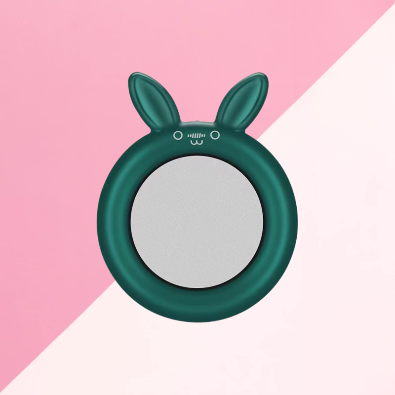 【积分兑换】绿色萌兔款 恒温杯垫 55度家用办公室百搭杯型重力自动加热神器