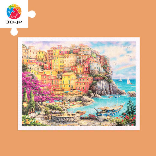 【折扣商品 不退不换】1200片平面拼图 塑料拼图H2818 Chuck Pinson - 五渔村的美好一天 商品图0