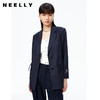 NEELLY纳俪气质条纹西装外套女2022秋季新款时尚高级感宽松上衣N22081W01053 商品缩略图0