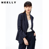 NEELLY纳俪气质条纹西装外套女2022秋季新款时尚高级感宽松上衣N22081W01053 商品缩略图2