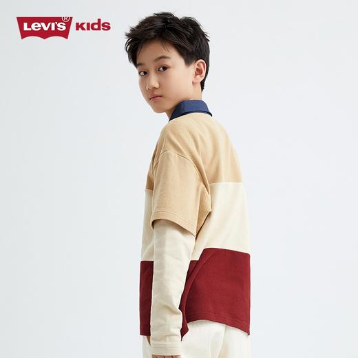 LEVIS 李维斯  春 大童小童 POLO衫 拼接 LVB-PL-D150 商品图1