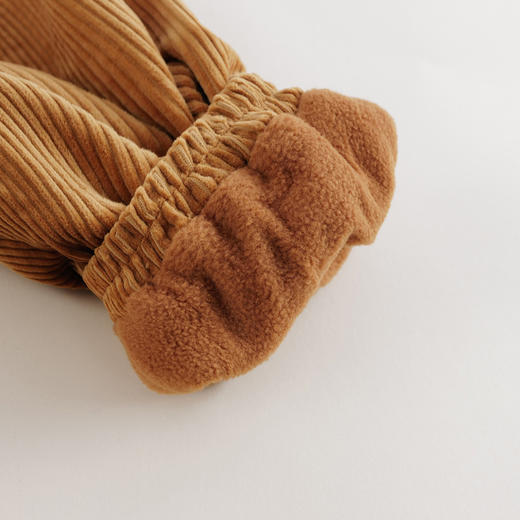 【马克珍妮 芦芙】秋冬新款 女童纯棉灯芯绒加绒萝卜裤221808 商品图4