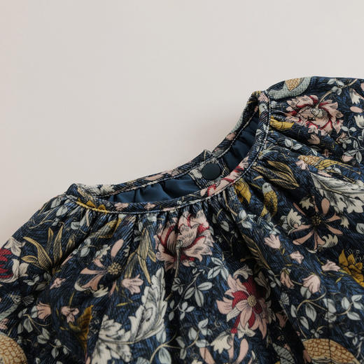 【马克珍妮 中国风】秋冬新款 女童纯棉灯芯绒加厚小衫221273 商品图2