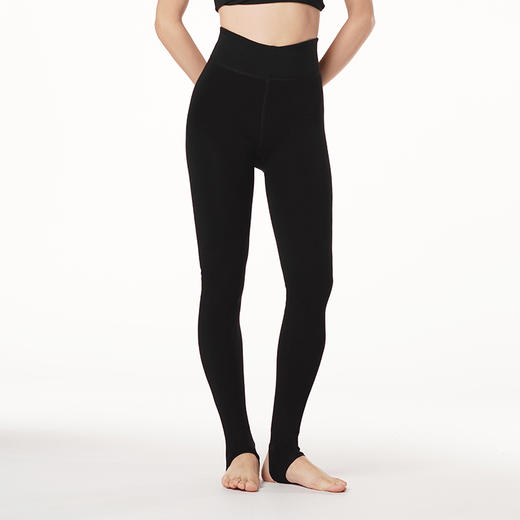 都市丽人基础系列强暖负15至负5度厚踩脚裤锦纶厚一体裤打底裤LG24A6 商品图0