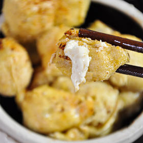 井水点浆·石屏包浆小豆腐 传承600年 一口爆浆