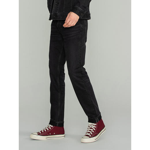 Lee商场同款22秋冬新品705标准中腰男款黑牛仔裤LMB1007053YS-109 商品图3