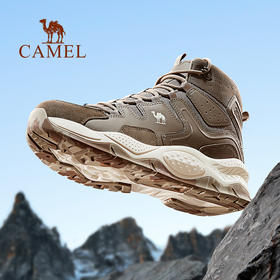 骆驼户外登山鞋男新款防水防滑耐磨沙漠高帮靴徒步鞋 FB12243918