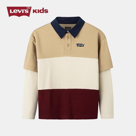 LEVIS 李维斯  春 大童小童 POLO衫 拼接 LVB-PL-D150 商品图4