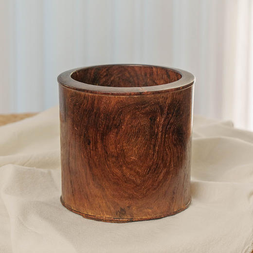 清早期 黄花梨笔筒 商品图0