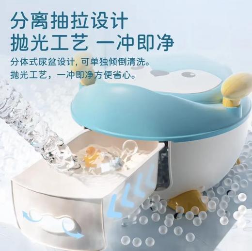 babyhood世纪宝贝狐狸儿童坐便器 BH-113（湖蓝/藕粉） 商品图2