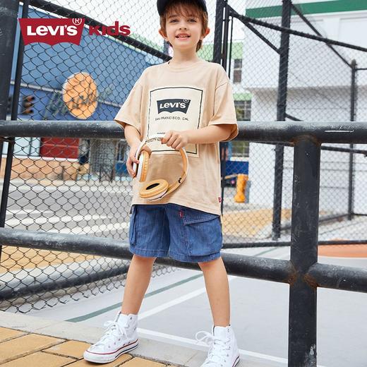 LEVIS 李维斯  夏 大童小童 短裤 肥腿多兜短裤 LVB-EH-D281 商品图3