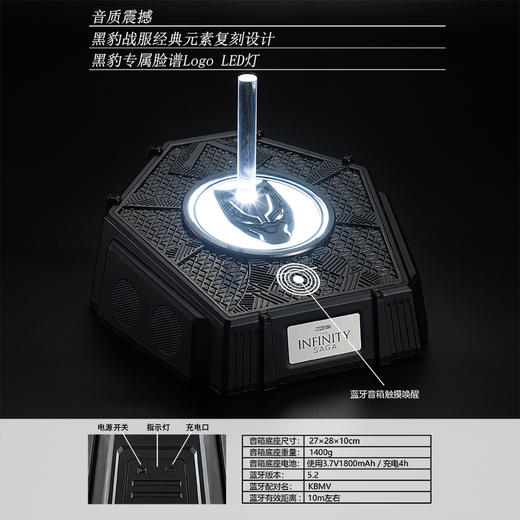 Studio 黑豹可穿戴头盔 音响版 商品图5