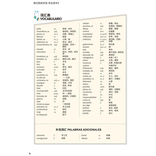 现代西班牙语(学生用书)(3)(2021新)(配MP3光盘一张) 商品图4