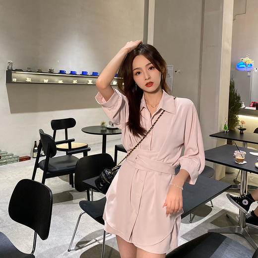 金蘑菇菇【听见你的声音】衬衫套装～夏日通勤日常很可！ 商品图2