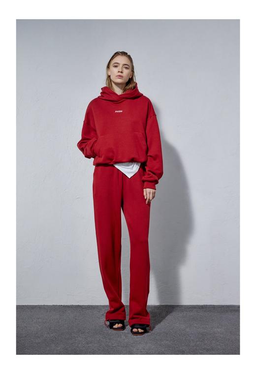 短款宽松连帽卫衣 商品图0