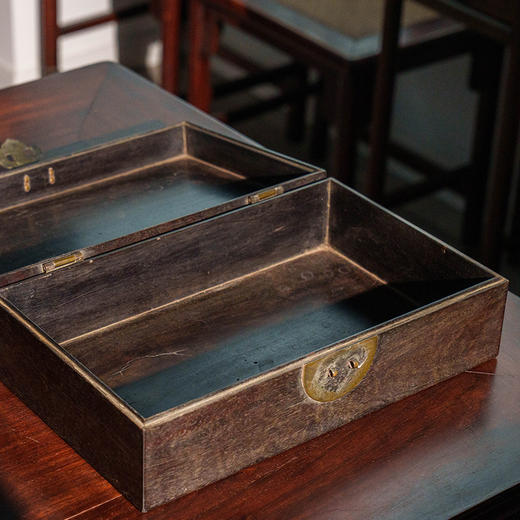 清 紫檀文房箱 商品图2