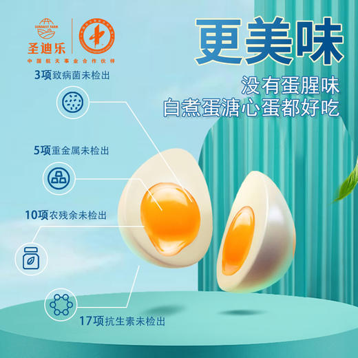 【新品上线】 圣迪乐村可生食鸡蛋 30枚/盒 商品图3