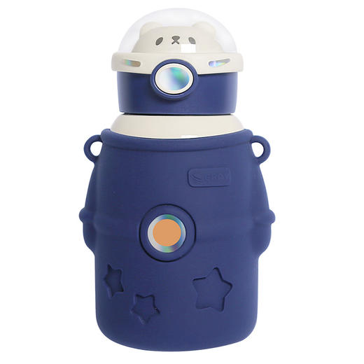 星际太空宇航员保温杯创意卡通儿童可爱硅胶套保温壶【朋友圈专享】_HLY 商品图4