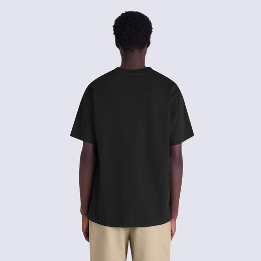 【二】KENZO 高田贤三 男士棉质 BOKE FLOWER系列 刺绣徽标圆领短袖T恤 黑色 FC65 TS412 4SG 99J 商品图2