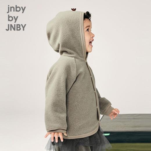 JNBY  21年秋款 男女童婴幼儿宽松连帽开襟卫衣  YL8430230 商品图0