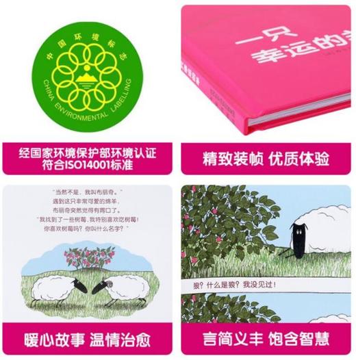 【神奇麻麻】倒霉羊系列哲理绘本（3册）-布丽奇 一只幸运的羊 商品图4