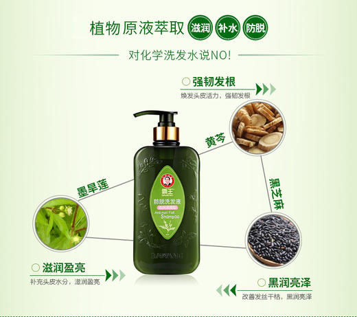 霸王防脱洗发液（滋润调理型）400ml 商品图2