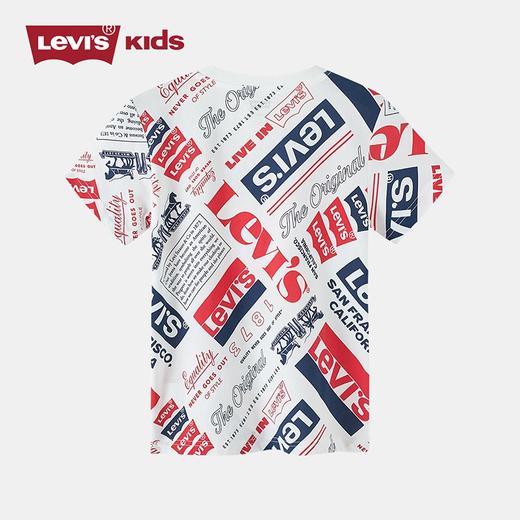 LEVIS 李维斯  夏 大童小童 短袖T恤 满印LOGO LVB-TE-D194 商品图5